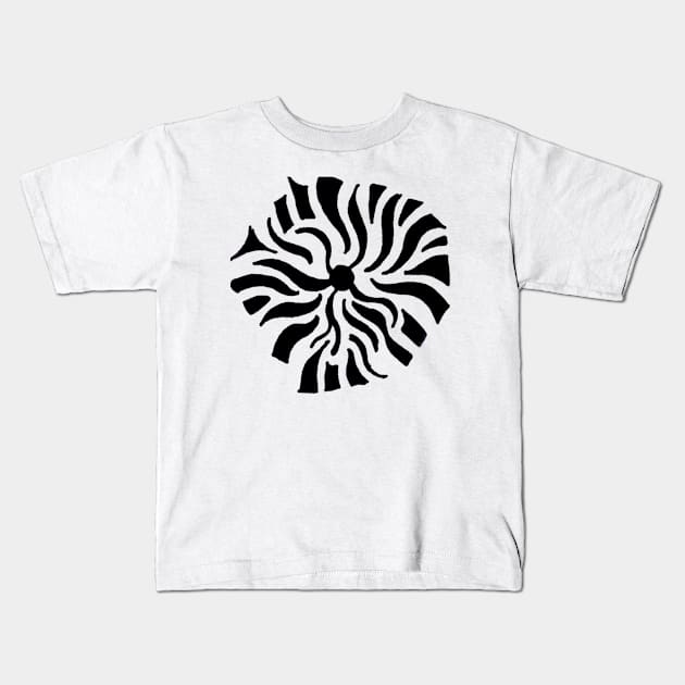 Zebra Kids T-Shirt by cl4ud14